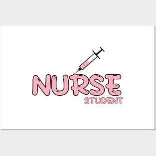 Nurse Student Red Posters and Art